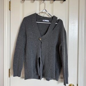 Zara Charcoal Women's Cardigan